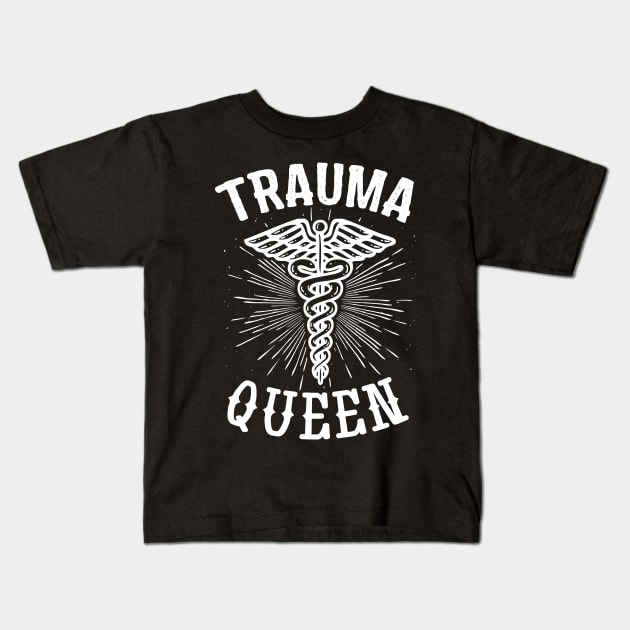 Trauma Queen Kids T-Shirt by Shirtbubble